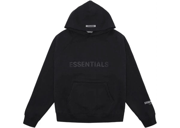 Fear of God Essentials Pullover Hoodie Applique Logo Dark Slate/Stretch Limo/Black - Unlocked Vault Inc