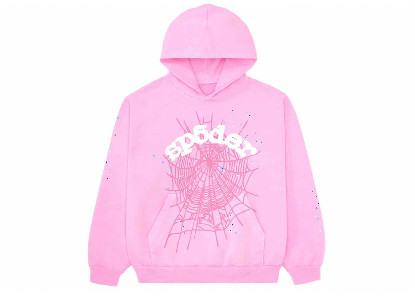 Sp5der OG Web Hoodie Pink - Unlocked Vault Inc