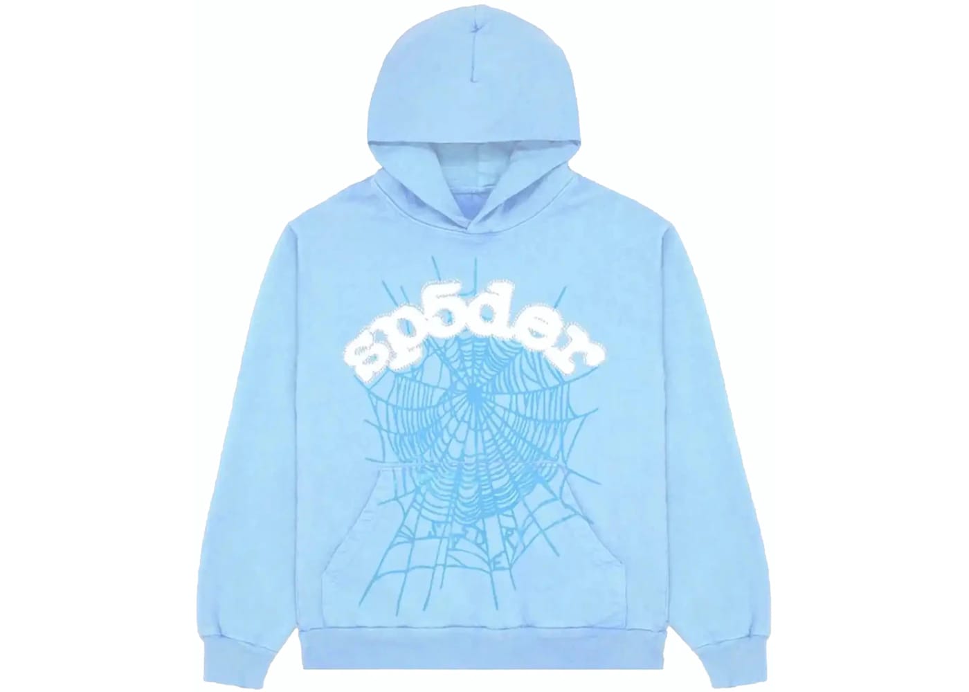 Sp5der Web Hoodie Sky Blue - Unlocked Vault Inc